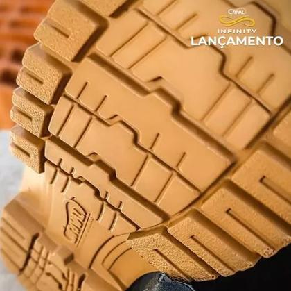 Imagem de Bota Botina Segurança Masculina Epi N42 Bico Pvc Cano Baixo 