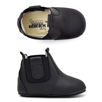 Imagem de Bota Botinha Bebe Couro Marrom Primeiros Passos Confort