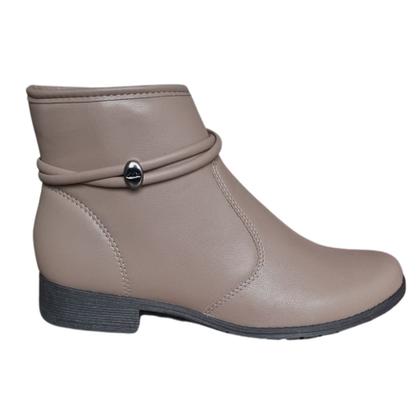 Imagem de Bota Botinha Cano Curto Baixo Salto Rasteira Confortavel Dakota G9554