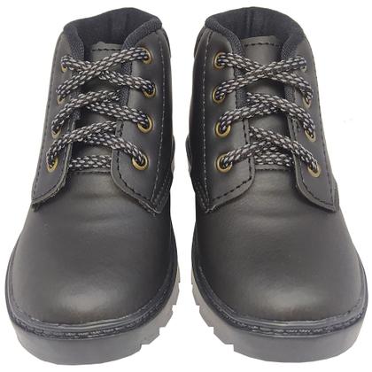 Imagem de Bota Botinha Infantil Gibizinho Masculina Baby Coturno Preto