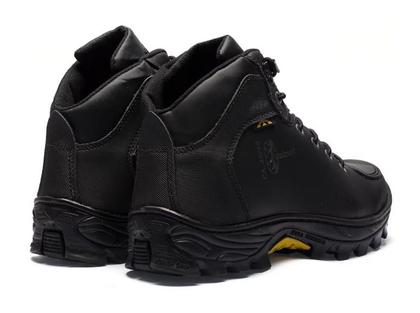 Imagem de Bota Bull Terrier Valmet Moto Proteção Marcha Couro Legítimo