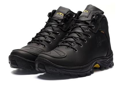 Imagem de Bota Bull Terrier Valmet Moto Proteção Marcha Couro Legítimo