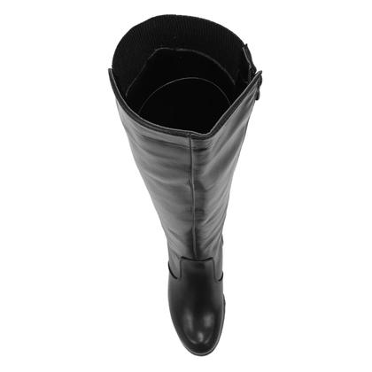 Imagem de Bota Cano Alto Salto Bloco com Fivela Abertura em Zíper Mooncity 73172