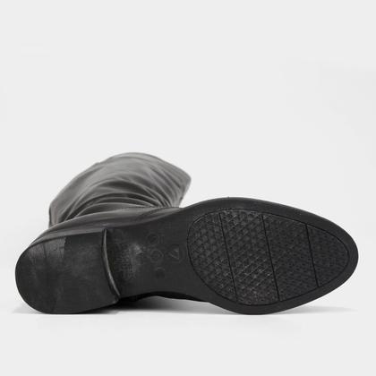 Imagem de Bota Cano Alto Via Uno Recorte Feminina