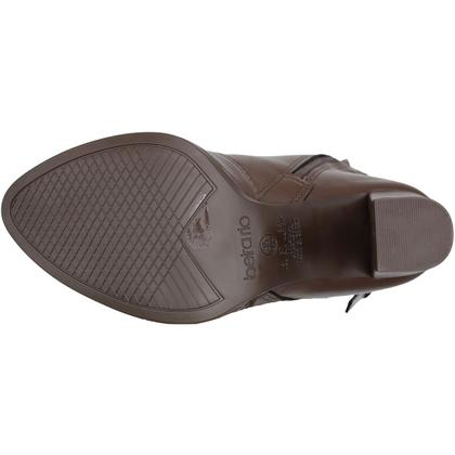 Imagem de Bota Cano Baixo Beira Rio Salto Alto Tira Strass Nó Feminina