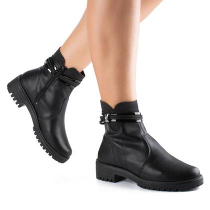 Imagem de Bota Cano Baixo Mississipi MC812 Feminina - Preto