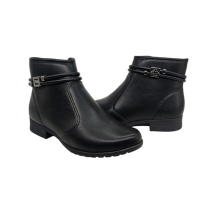 Imagem de Bota Cano Curto Feminina Casual Com Zíper Confortável  Dakota Da923