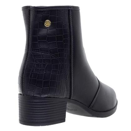Imagem de Bota Cano Curto Feminina Moleca 5346.100 Preta