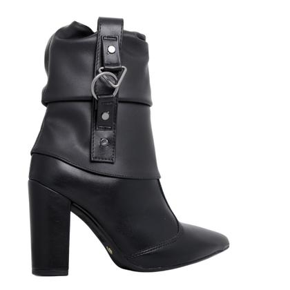 Imagem de Bota Cano Curto Feminina Salto Alto Conforto Vizzano 3105102