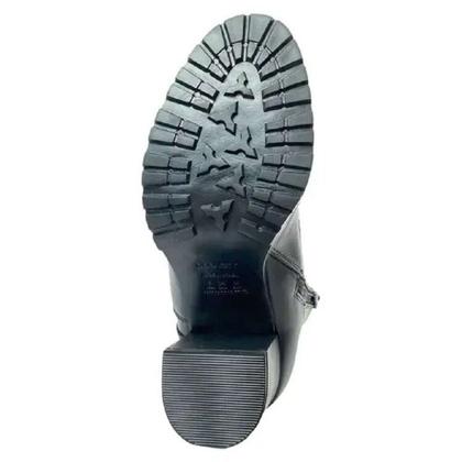 Imagem de Bota Cano Curto Mooncity Salto Alto Feminino - Preto