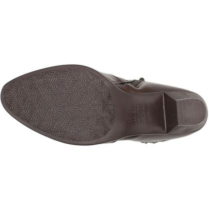 Imagem de Bota Cano Curto Mooncity Salto Geométrico Tiras Feminina