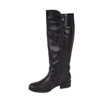 Imagem de Bota Cano Longo Mooncity Montaria Feminino - Preto