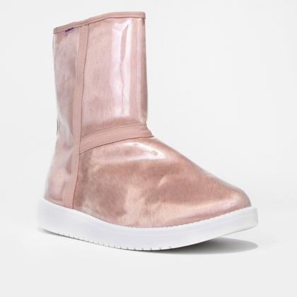 Imagem de Bota Cano Médio Moleca Verniz Feminina