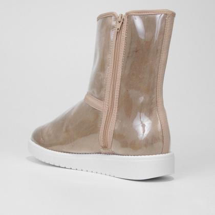 Imagem de Bota Cano Médio Moleca Verniz Feminina