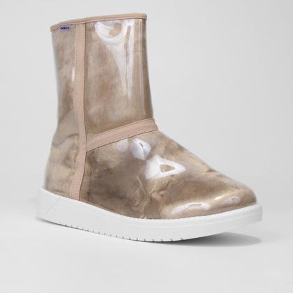 Imagem de Bota Cano Médio Moleca Verniz Feminina