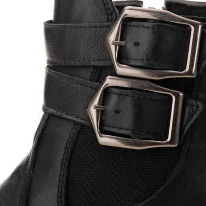 Imagem de Bota Chelsea Feminina Cano Baixo Tratorado Couro Legitimo