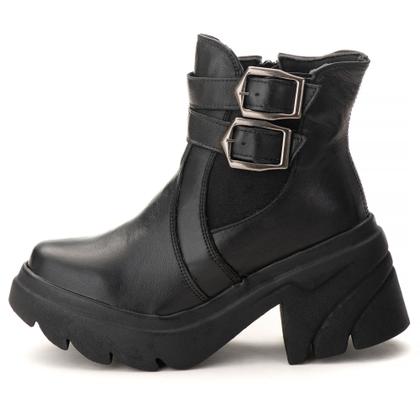 Imagem de Bota Chelsea Feminina Cano Baixo Tratorado Couro Legitimo