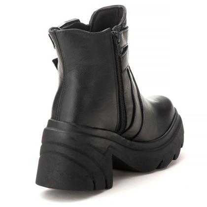 Imagem de Bota Chelsea Feminina Cano Baixo Tratorado Couro Legitimo