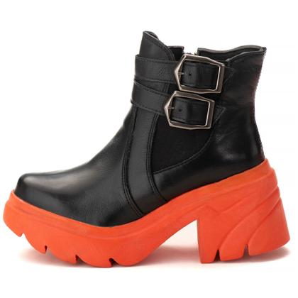 Imagem de Bota Chelsea Feminina Cano Baixo Tratorado Couro Legitimo