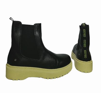 Imagem de Bota Colcci Coturno Chelsea Em Couro Com Elástico