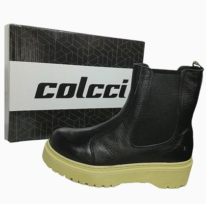 Imagem de Bota Colcci Coturno Chelsea Em Couro Com Elástico
