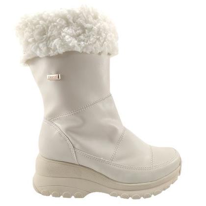 Imagem de Bota Com lã Ushuaia Off White Forrada com Lã