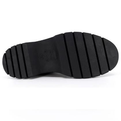 Imagem de Bota Cotuno Usaflex em Couro Plataforma com Ziper