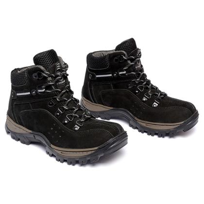 Imagem de Bota Coturno Adventure Feminina Trilha 100 Couro Legítimo Palmilha Gel
