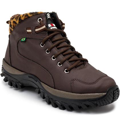 Imagem de Bota Coturno Adventure Feminino material sintético Trilhas e Montanhas Solado Antiderrapante Ar Livre