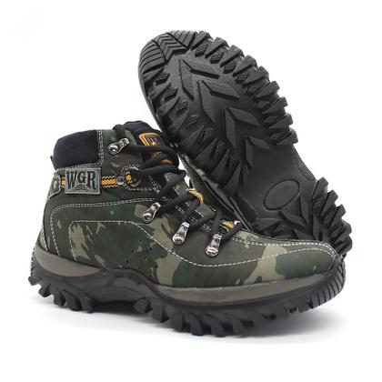 Imagem de Bota Coturno Adventure Masculina Para Trilha Conforto Reforçada