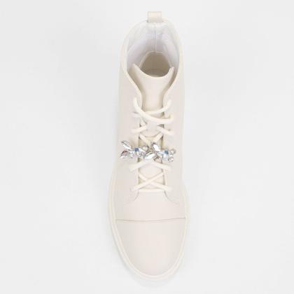 Imagem de Bota Coturno Anacapri Enfeite Pedraria Feminina