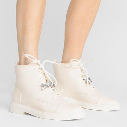 Imagem de Bota Coturno Anacapri Enfeite Pedraria Feminina