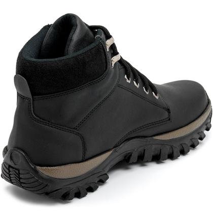 Imagem de Bota Coturno Cano Curto Ec Shoes com Cadarço Sola Tratorada Antiderrapante