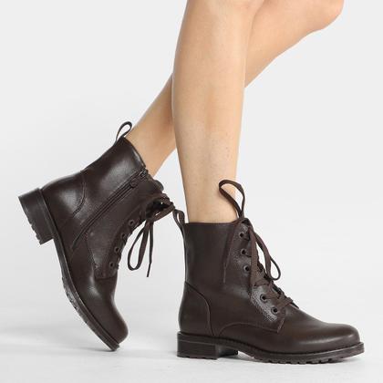 Imagem de Bota Coturno Cano Curto Mooncity Básico Feminino