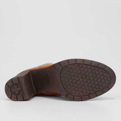 Imagem de Bota Coturno Cano Curto Via Uno Salto Bloco Tratorado Feminina