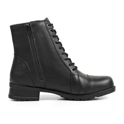 Imagem de Bota Coturno Casual Autem Originals com Cadarço Ziper e Sola Borracha Leve