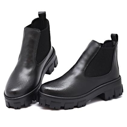 Imagem de Bota Coturno Casual Autem Originals com Elastico e Sola Borracha Tratorada