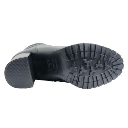 Imagem de Bota Coturno Casual Feminino Cano Médio Salto Alto Mooncity 73171