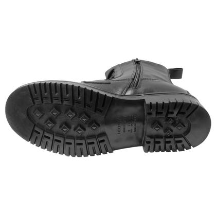 Imagem de Bota Coturno Casual Feminino Cano Médio Salto Baixo Mooncity 72188