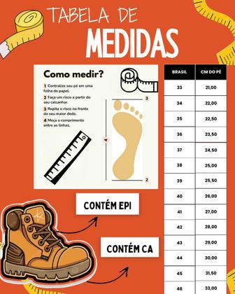 Imagem de Bota Coturno CATPRIIME Original em Couro Ganuino com CA Segurança Total com Bico de PV Super Resistente