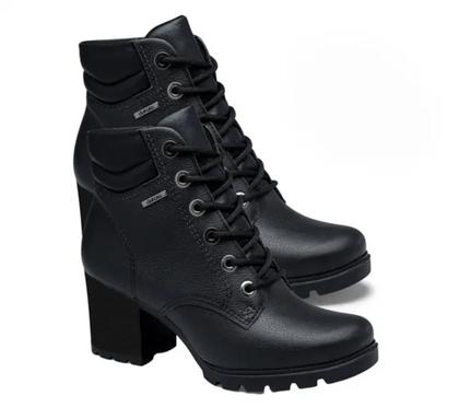 Imagem de Bota Coturno **Couro** Dakota G9791 Feminino Preta