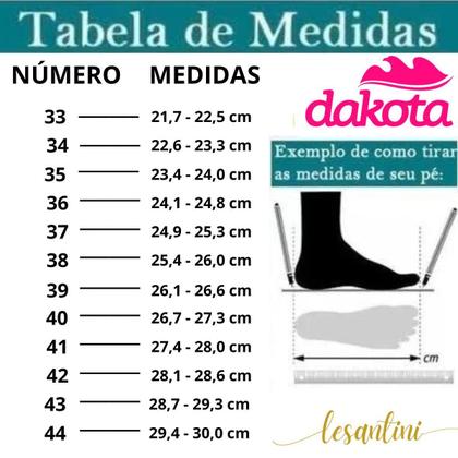 Imagem de Bota Coturno Dakota Couro Salto Bloco Cano Curto D0461