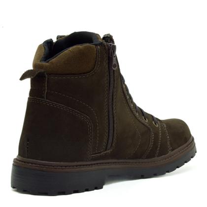 Imagem de Bota Coturno De Ziper Em Couro Atrevidu's Country Cano Médio