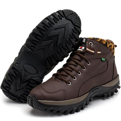 Imagem de Bota Coturno Ec Shoes com Cadarço Detalhe Traseiro e Sola Borracha Tratorada