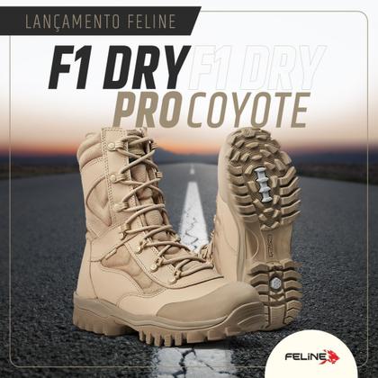 Imagem de Bota Coturno Feline F1 Dry Pro Coyote P R F