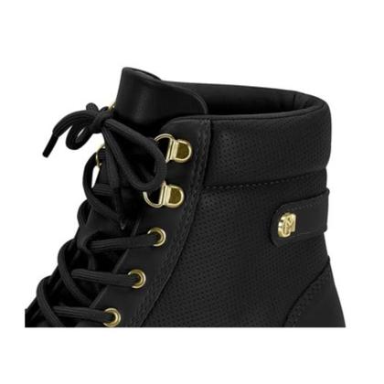 Imagem de Bota Coturno Feminina Cano Curto Cadarço Ultraconfort Modare