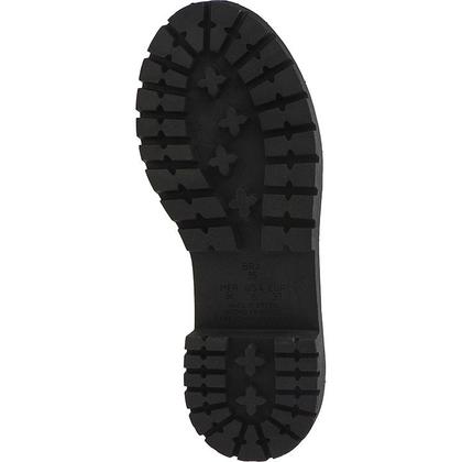 Imagem de Bota Coturno Feminino Bota Tratorada Casual Blogueira Bico Redondo Cano Curto Preto LiaMalia