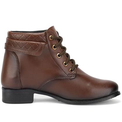 Imagem de Bota Coturno Feminino Casual Botinha Inverno Barato