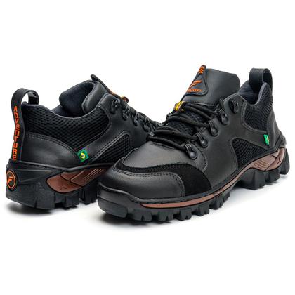 Imagem de Bota Coturno Frontinni com Cadarço Detalhes em Costuras e Recortes