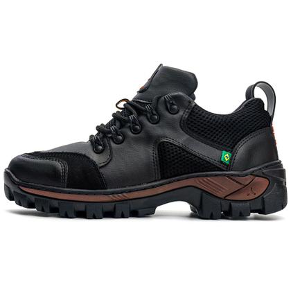 Imagem de Bota Coturno Frontinni com Cadarço Detalhes em Costuras e Recortes